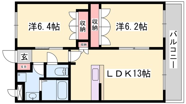 ホワイトベルの物件間取画像